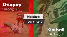 Matchup: Gregory vs. Kimball  2015