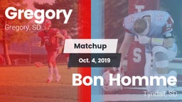 Matchup: Gregory vs. Bon Homme  2018