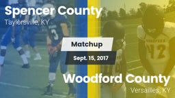 Matchup: Spencer County vs. Woodford County  2017