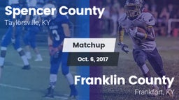 Matchup: Spencer County vs. Franklin County  2017