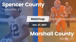 Matchup: Spencer County vs. Marshall County  2017