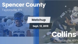 Matchup: Spencer County vs. Collins  2019