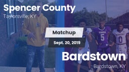 Matchup: Spencer County vs. Bardstown  2019