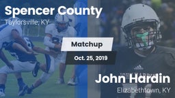 Matchup: Spencer County vs. John Hardin  2019