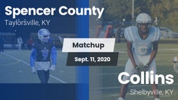 Matchup: Spencer County vs. Collins  2020