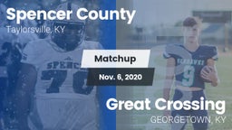 Matchup: Spencer County vs. Great Crossing  2020