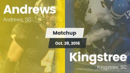 Matchup: Andrews vs. Kingstree  2016