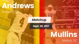 Matchup: Andrews vs. Mullins  2017