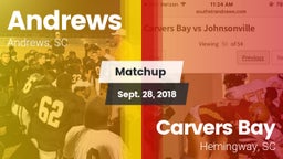 Matchup: Andrews vs. Carvers Bay  2018