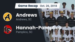 Recap: Andrews  vs. Hannah-Pamplico  2018