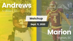 Matchup: Andrews vs. Marion  2020