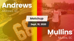 Matchup: Andrews vs. Mullins  2020