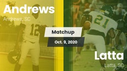 Matchup: Andrews vs. Latta  2020