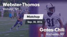 Matchup: Webster-Thomas vs. Gates-Chili  2016