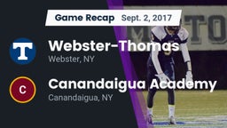 Recap: Webster-Thomas  vs. Canandaigua Academy  2017