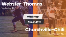Matchup: Webster-Thomas vs. Churchville-Chili  2018
