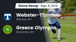 Recap: Webster-Thomas  vs. Greece Olympia  2018