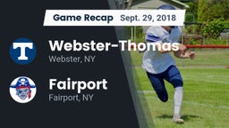 Recap: Webster-Thomas  vs. Fairport  2018