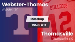 Matchup: Webster-Thomas vs. Thomasville  2018