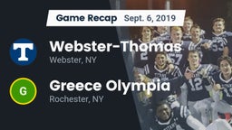 Recap: Webster-Thomas  vs. Greece Olympia  2019