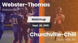 Matchup: Webster-Thomas vs. Churchville-Chili  2019