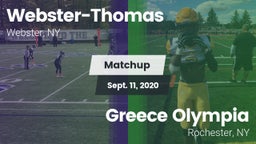 Matchup: Webster-Thomas vs. Greece Olympia  2020