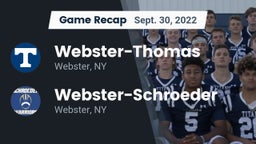 Recap: Webster-Thomas  vs. Webster-Schroeder  2022