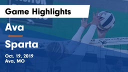Ava  vs Sparta  Game Highlights - Oct. 19, 2019