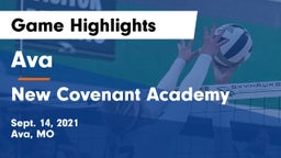 Ava  vs New Covenant Academy  Game Highlights - Sept. 14, 2021