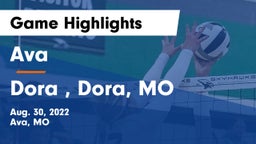 Ava  vs Dora , Dora, MO Game Highlights - Aug. 30, 2022