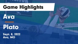 Ava  vs Plato  Game Highlights - Sept. 8, 2022