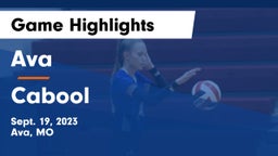 Ava  vs Cabool  Game Highlights - Sept. 19, 2023