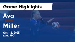 Ava  vs Miller  Game Highlights - Oct. 14, 2023