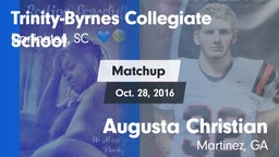 Matchup: Trinity Collegiate vs. Augusta Christian  2016
