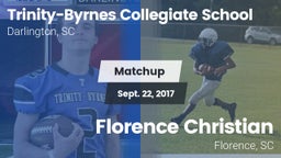 Matchup: Trinity Collegiate vs. Florence Christian  2017