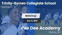 Matchup: Trinity Collegiate vs. *** Dee Academy  2017