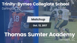 Matchup: Trinity Collegiate vs. Thomas Sumter Academy 2017