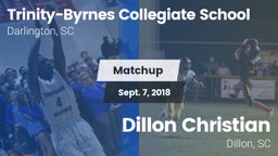 Matchup: Trinity Collegiate vs. Dillon Christian  2018