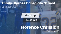 Matchup: Trinity Collegiate vs. Florence Christian  2018