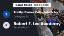 Recap: Trinity-Byrnes Collegiate School vs. Robert E. Lee Academy 2018