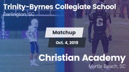 Matchup: Trinity Collegiate vs. Christian Academy  2019