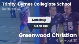 Matchup: Trinity Collegiate vs. Greenwood Christian  2019