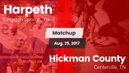 Matchup: Harpeth vs. Hickman County  2017