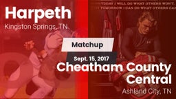 Matchup: Harpeth vs. Cheatham County Central  2017