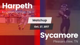 Matchup: Harpeth vs. Sycamore  2017