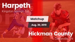 Matchup: Harpeth vs. Hickman County  2019