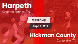 Matchup: Harpeth vs. Hickman County  2019