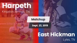 Matchup: Harpeth vs. East Hickman  2019