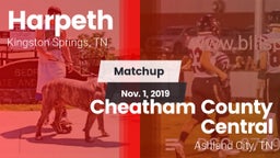 Matchup: Harpeth vs. Cheatham County Central  2019