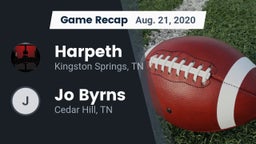 Recap: Harpeth  vs. Jo Byrns  2020